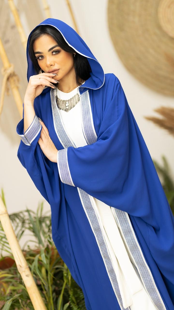 Blue Kaftan Chiffon